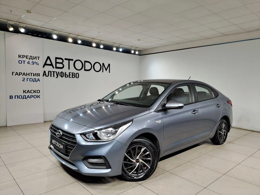 Hyundai Solaris II поколение 1.6 AT (123 л.с.) Comfort Серый 2017 с пробегом 119 454 км
