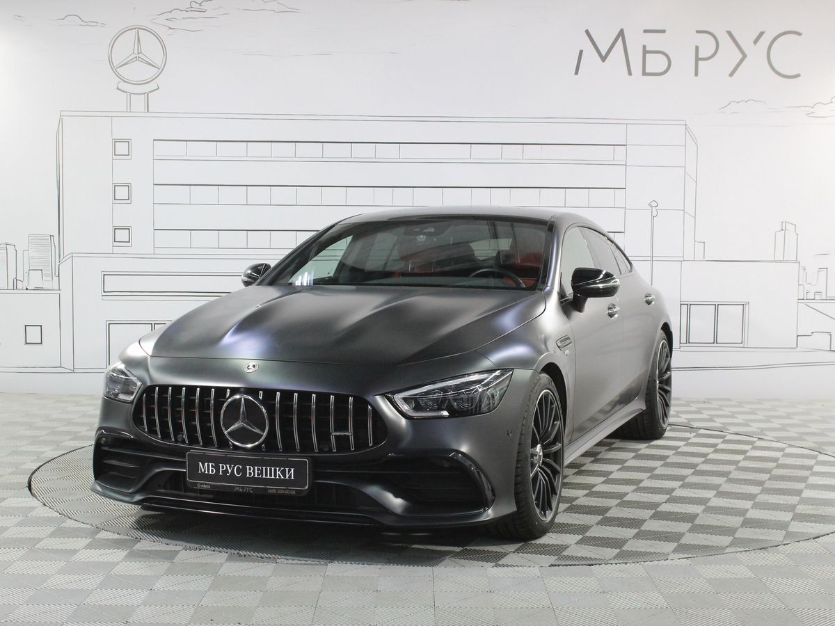 Автомобиль Mercedes-Benz AMG GT I (C190) [рестайлинг] 43 3.0 AMT 4Matic (367 л.с.) Особая Серия Серый 2021 с пробегом 7 325 км