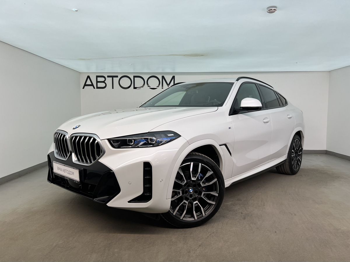 BMW X6 III (G06) [рестайлинг] 3.0 AT 4WD (381 л.с.) Base Белый 2024 с пробегом 8 332 км