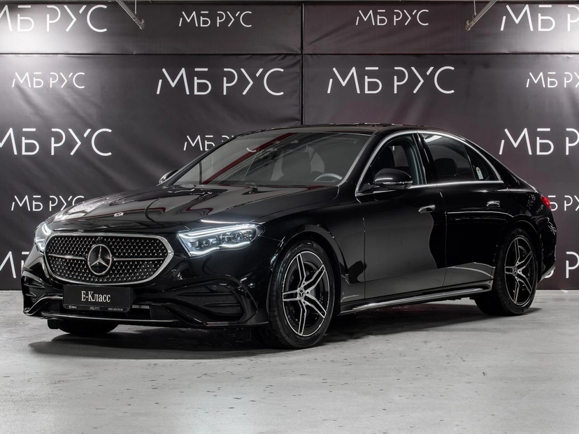 Автомобиль Mercedes-Benz E-Класс VI поколение (W214/S214) 2.0 AT 4Matic (258 л.с.) Exclusive Чёрный 2025