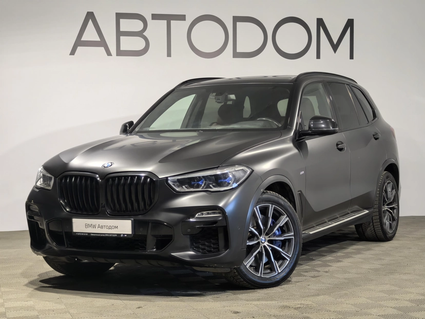 Автомобиль BMW X5 IV поколение (G05) 3.0d AT 4WD (249 л.с.) M Sport Pro Чёрный 2019 с пробегом 68 869 км