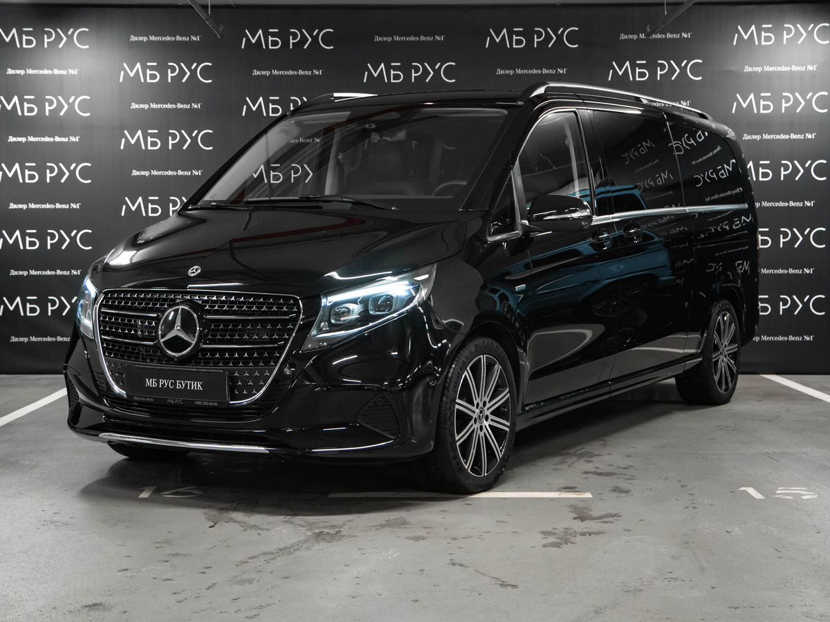 Mercedes-Benz V-Класс II (W447) [2-й рестайлинг] 2.0 AT Extra Long (231 л.с.) Avantgarde Чёрный 2025 с пробегом 7 877 км