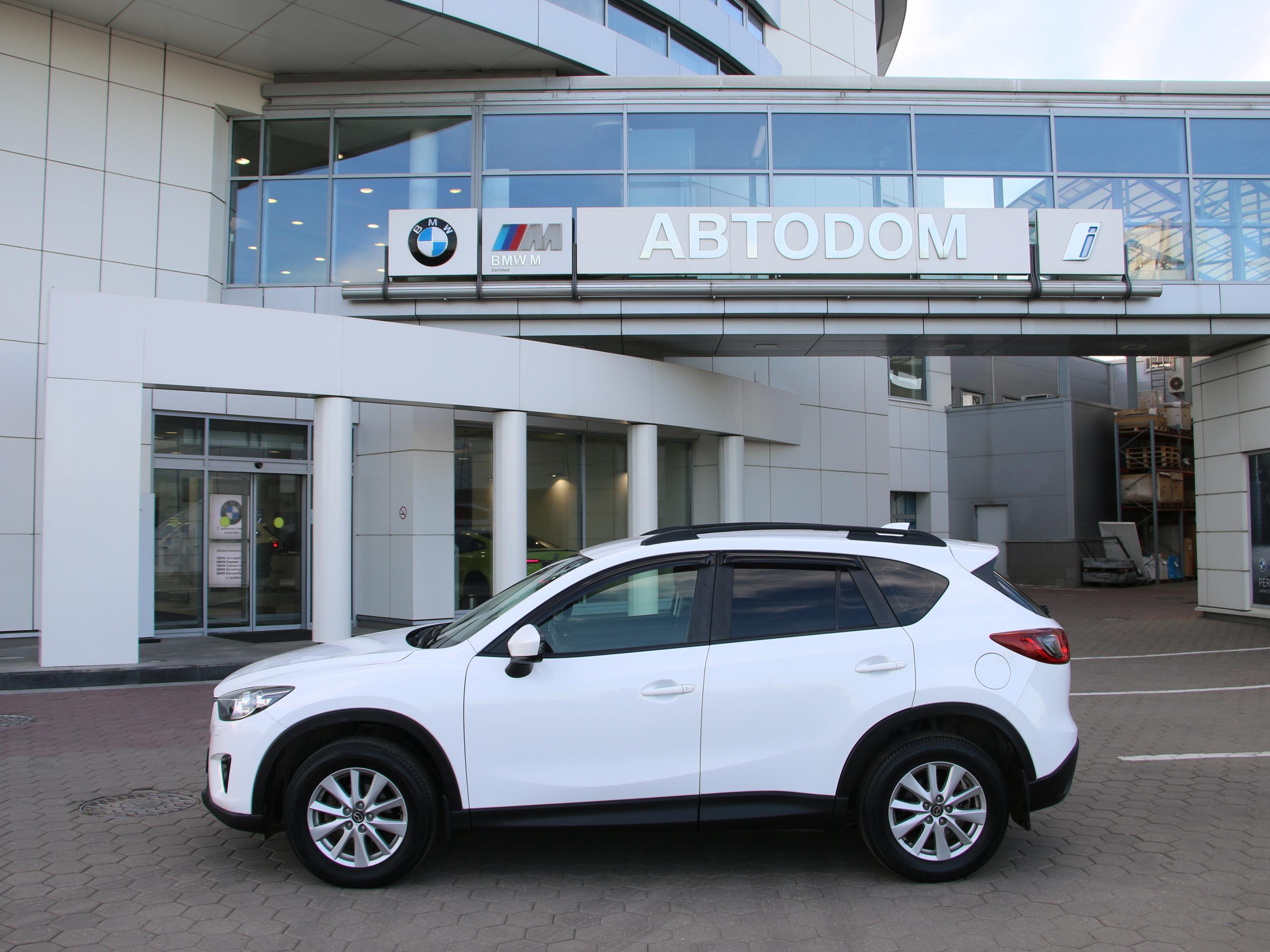 Автомобиль Mazda CX-5 I поколение 2.0 AT (150 л.с.) Active Белый 2014 с пробегом 65252 км