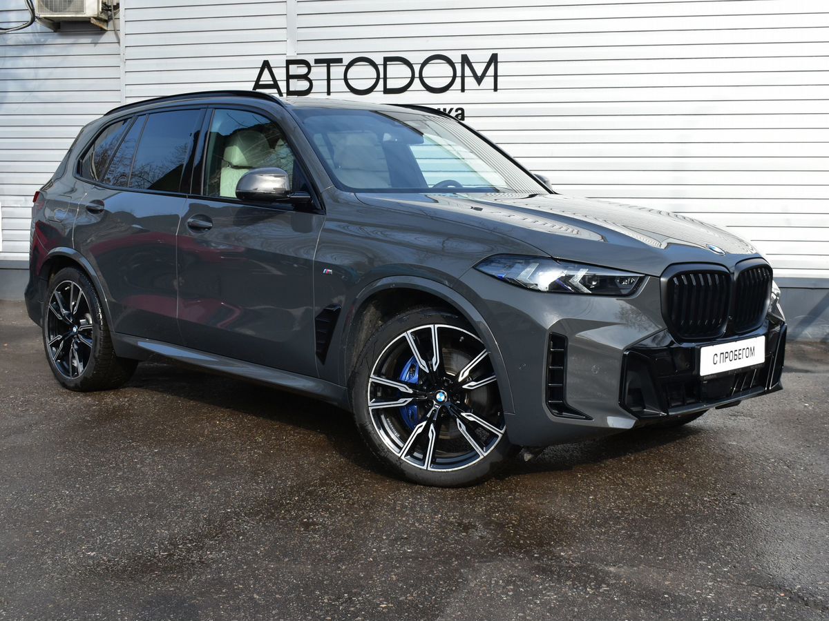 Автомобиль BMW X5 IV (G05) [рестайлинг] 3.0d AT 4WD (286 л.с.) M Sport Pro Серый 2023 с пробегом 9 775 км