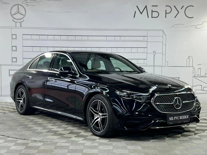 Автомобиль Mercedes-Benz E-Класс VI поколение (W214/S214) 2.0 AT 4Matic (258 л.с.) AMG Line Чёрный 2024 с пробегом 375 км