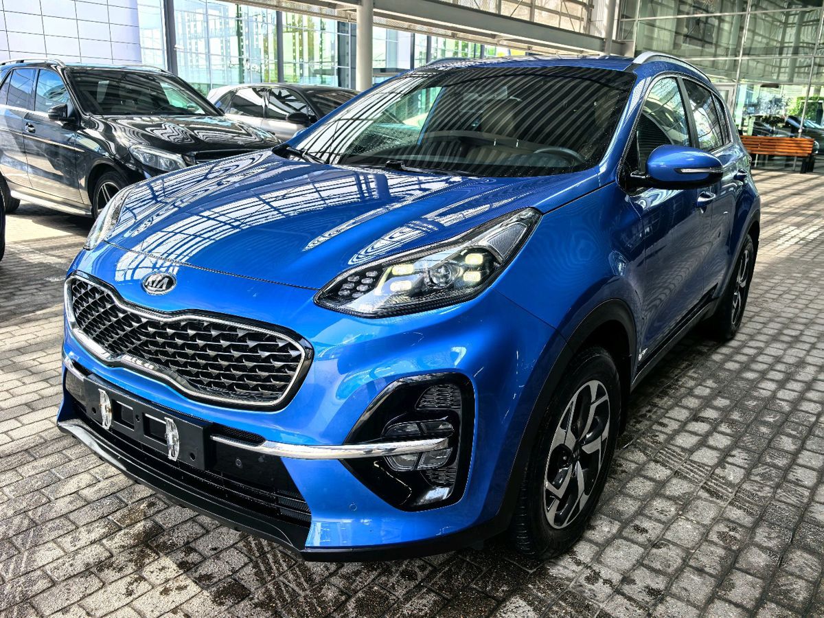 Kia Sportage IV [рестайлинг] 2.0 AT 4WD (150 л.с.) Prestige Синий 2019 с пробегом 47 333 км
