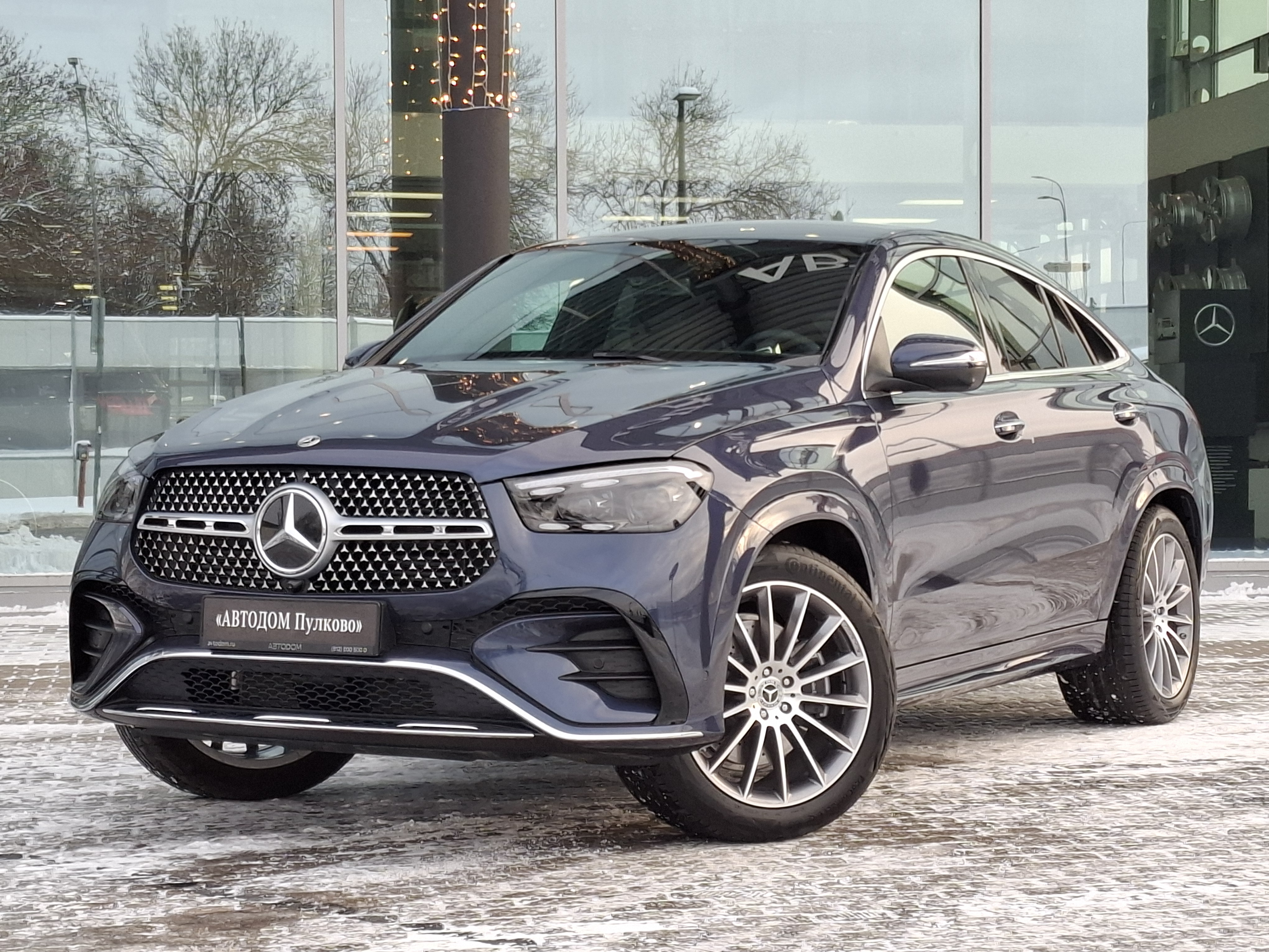 Автомобиль Mercedes-Benz GLE coupe II (C167) [рестайлинг] 300 2.0d AT 4Matic (269 л.с.) Base Синий 2025 