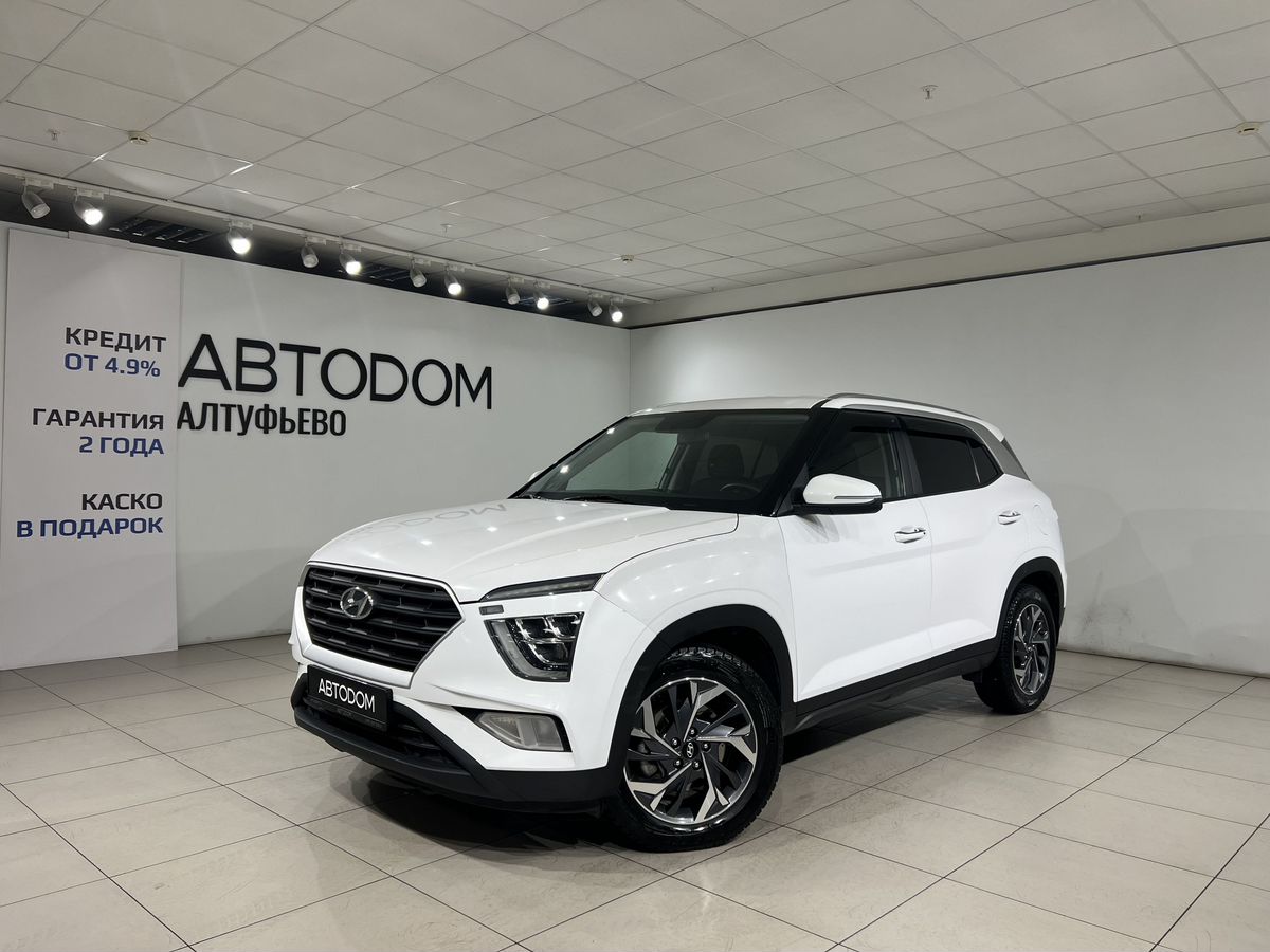 Hyundai Creta II поколение 2.0 AT (150 л.с.) Lifestyle Белый 2021 с пробегом 89 412 км