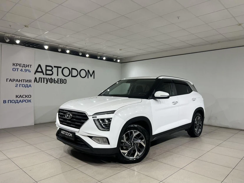 Hyundai Creta II поколение 2.0 AT (150 л.с.) Lifestyle Белый 2021 с пробегом 89 412 км