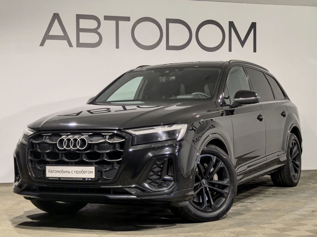 Audi Q7 II (4M) [2-й рестайлинг] 2.0 AT 4WD (252 л.с.) 45 TFSI quattro tiptronic Чёрный 2024 с пробегом 39 708 км