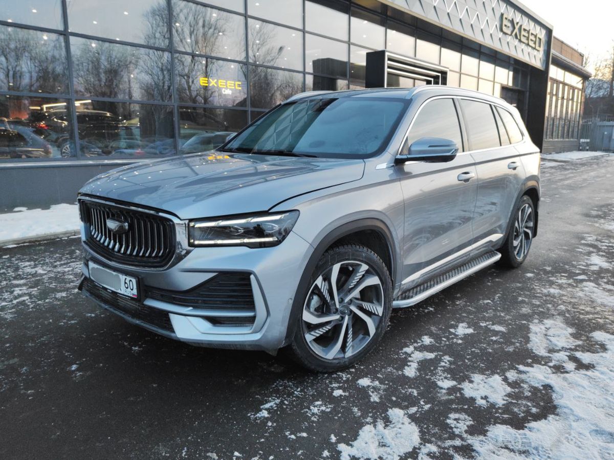 Автомобиль Geely Monjaro I поколение 2.0 AT 4WD (238 л.с.) Flagship Серый 2024 с пробегом 28 595 км