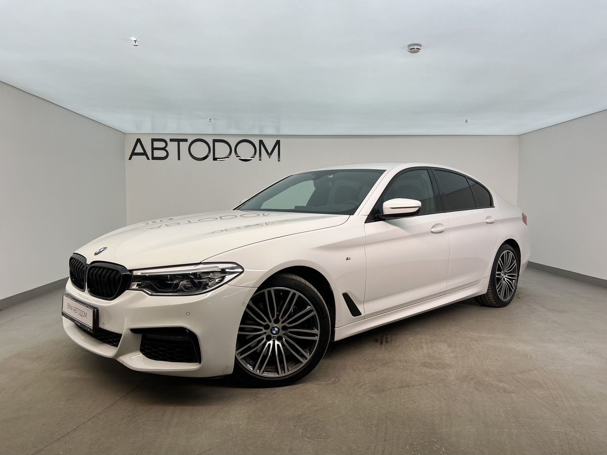 Автомобиль BMW 5 серии VII поколение (G30/G31) 530 3.0d AT 4WD (249 л.с.) M Sport Белый 2018 с пробегом 177 907 км