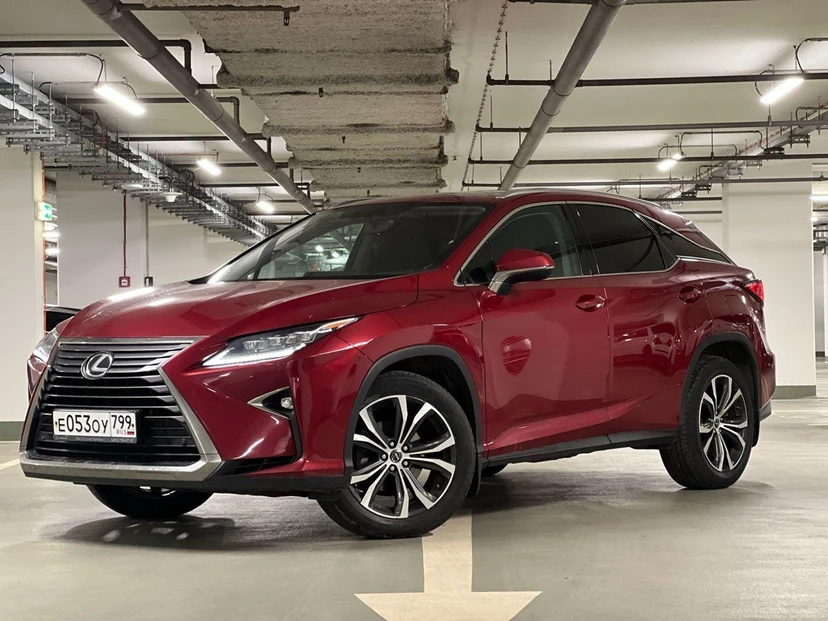 Lexus RX IV поколение 2.0 AT 4WD (238 л.с.) Luxury Красный 2019 с пробегом 70 000 км