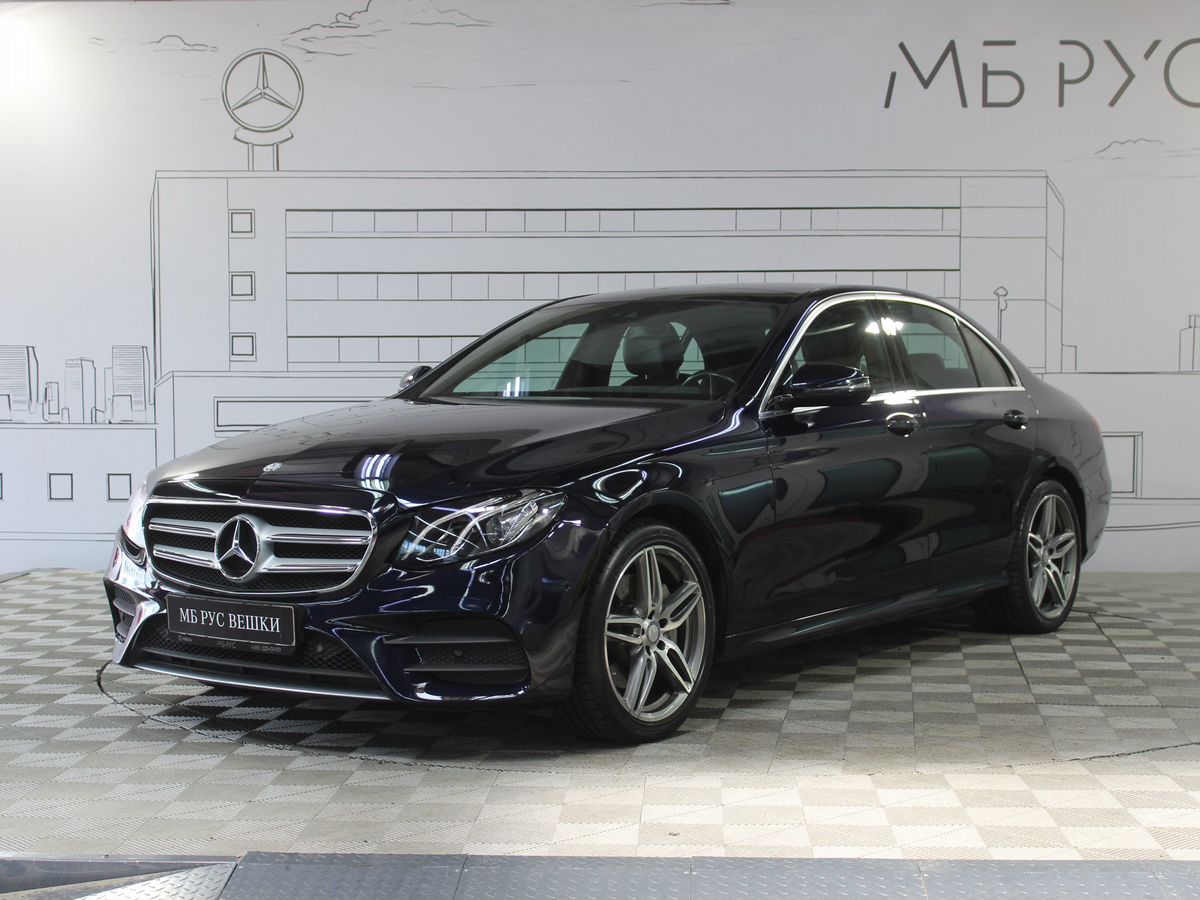 Mercedes-Benz E-Класс V поколение (W213/S213/C238) 200 2.0 AT (184 л.с.) Sport Синий 2016 с пробегом 171 800 км
