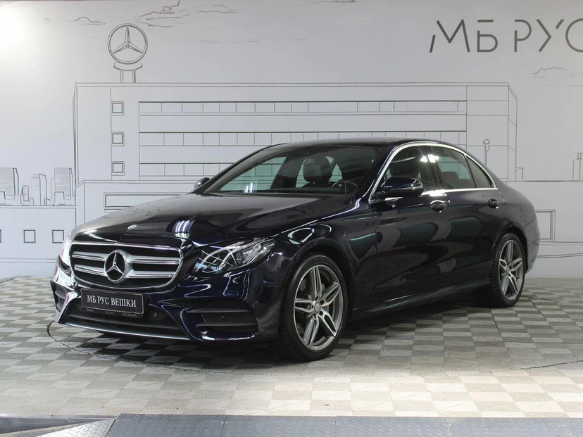 Mercedes-Benz E-Класс V поколение (W213/S213/C238) 200 2.0 AT (184 л.с.) Sport Синий 2016 с пробегом 171 800 км