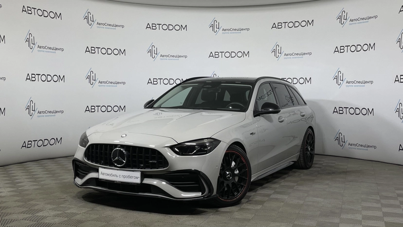 Автомобиль Mercedes-Benz C-Класс V поколение (W206/S206/C206) 200 1.5 AT 4Matic (204 л.с.) Base Серый 2023 с пробегом 28 599 км