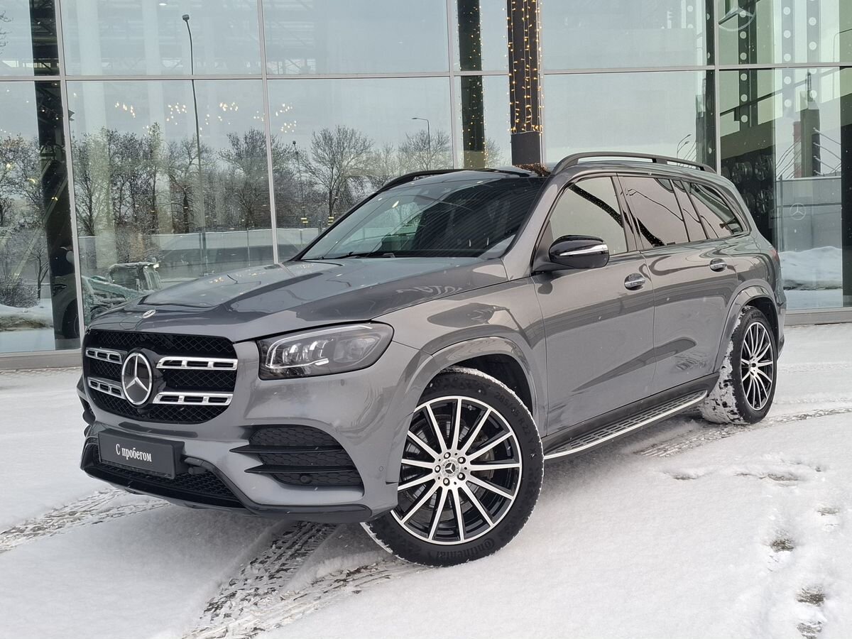 Автомобиль Mercedes-Benz GLS II поколение (X167) 450 3.0 AT 4Matic (367 л.с.) Sport Серый 2021 с пробегом 7 723 км
