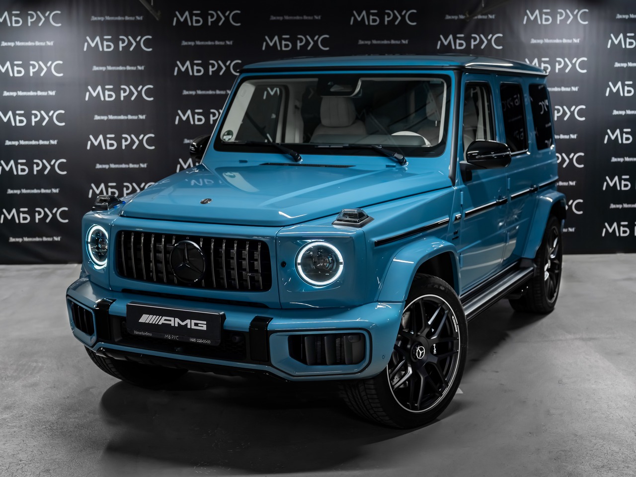 Автомобиль Mercedes-Benz G-Класс AMG II (W463) [рестайлинг] G 63 4.0 AT 4Matic (585 л.с.) AMG G 63 Синий 2025 