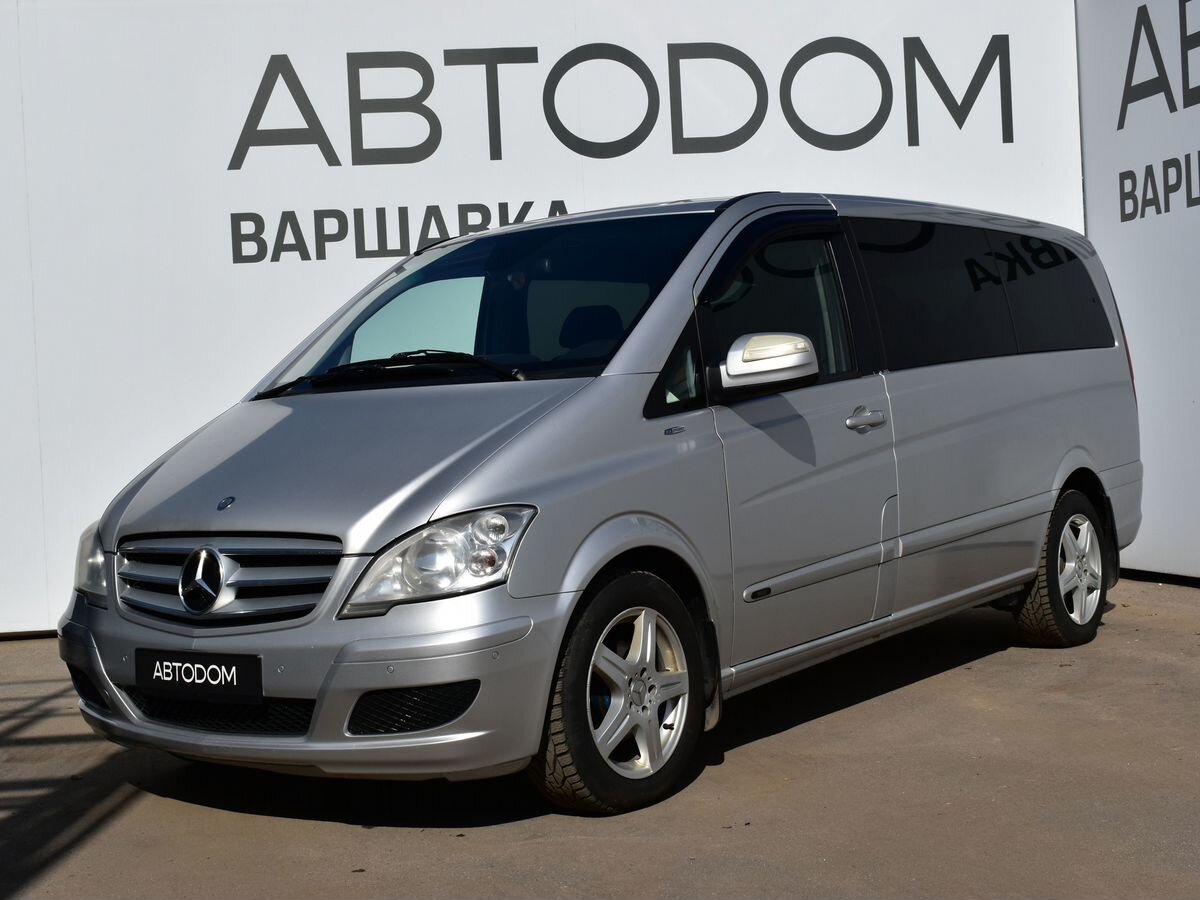 Автомобиль Mercedes-Benz Viano I (W639) [рестайлинг] 2.1d AT (163 л.с.) Trend Серебристый 2013 с пробегом 291 483 км