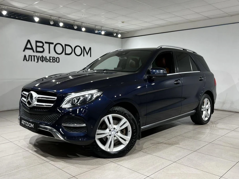 Mercedes-Benz GLE I поколение (W166) 300 3.5 AT 4Matic (249 л.с.) Особая серия Синий 2016 с пробегом 198 341 км