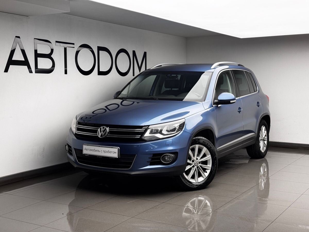 Volkswagen Tiguan I [рестайлинг] 2.0 AT 4WD (170 л.с.) Adventure Синий 2012 с пробегом 132 262 км