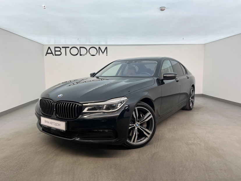 Автомобиль BMW 7 серии VI поколение (G11/G12) 750 3.0d AT 4WD (400 л.с.) Base Чёрный 2017 с пробегом 160 335 км