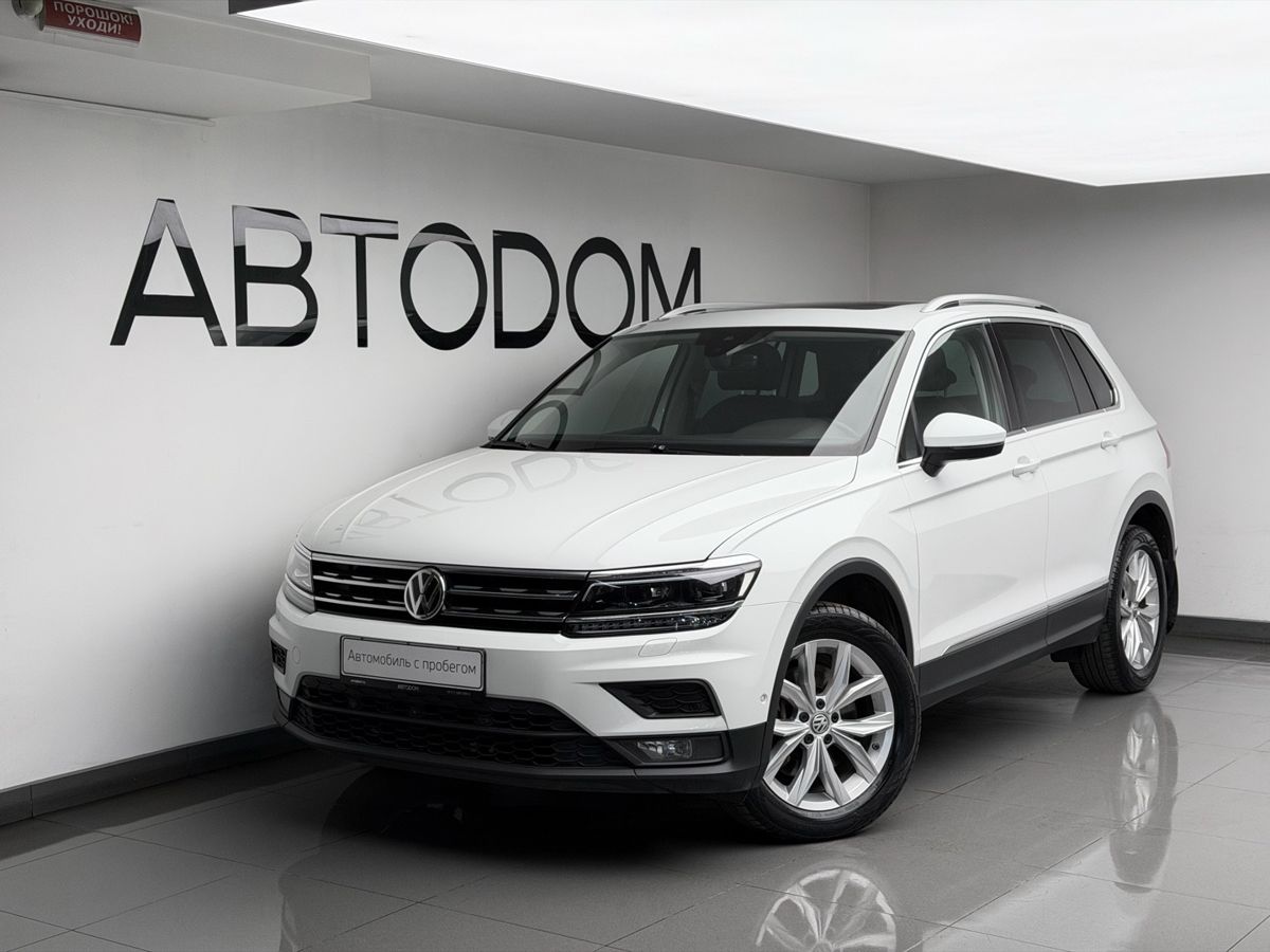 Volkswagen Tiguan II поколение 2.0 AMT 4WD (180 л.с.) City Белый 2019 с пробегом 180 535 км