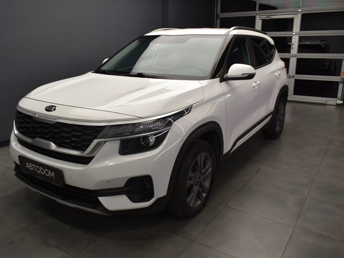 Kia Seltos I поколение 1.6 AT (123 л.с.) Edition Plus Белый 2021 с пробегом 101 340 км