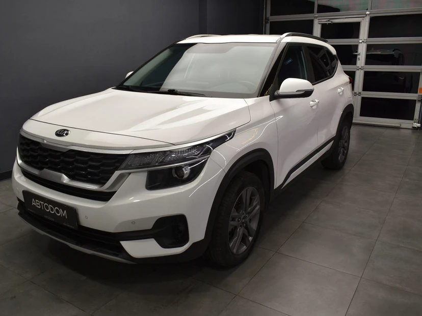 Kia Seltos I поколение 1.6 AT (123 л.с.) Edition Plus Белый 2021 с пробегом 101 340 км