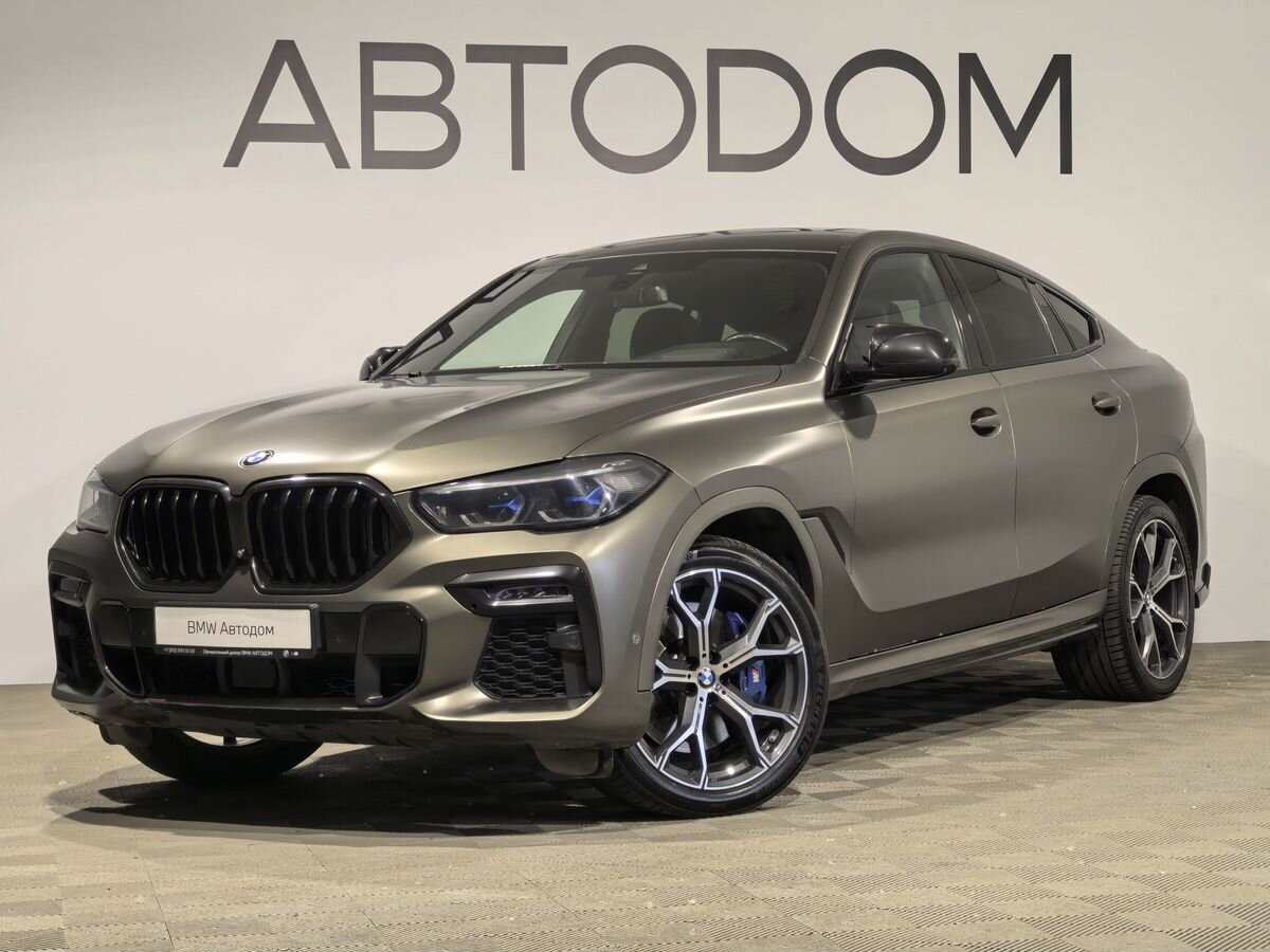 BMW X6 III поколение (G06) 3.0d AT 4WD (340 л.с.) M Sport Pro Зелёный 2021 с пробегом 123 095 км