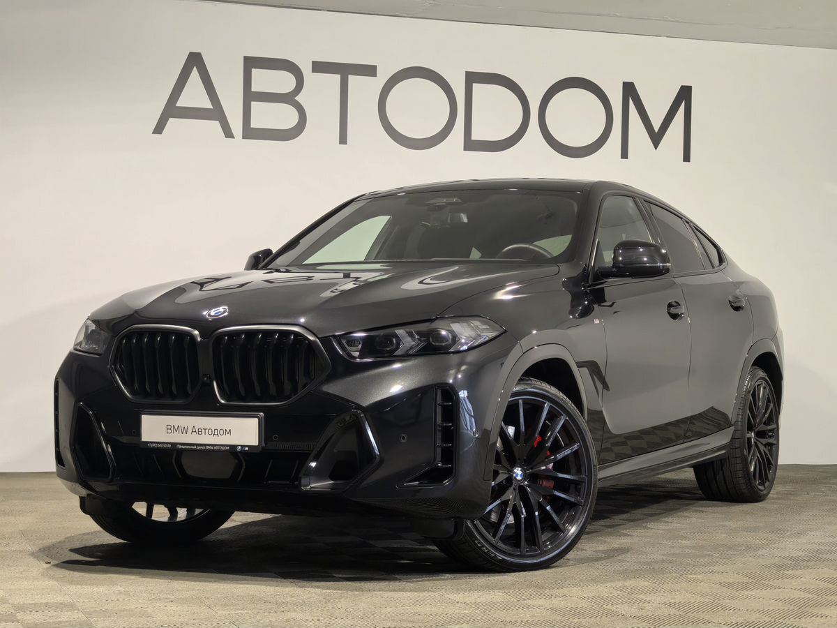 BMW X6 III (G06) [рестайлинг] 3.0d AT 4WD (286 л.с.) M Sport Чёрный 2025 с пробегом 14 147 км