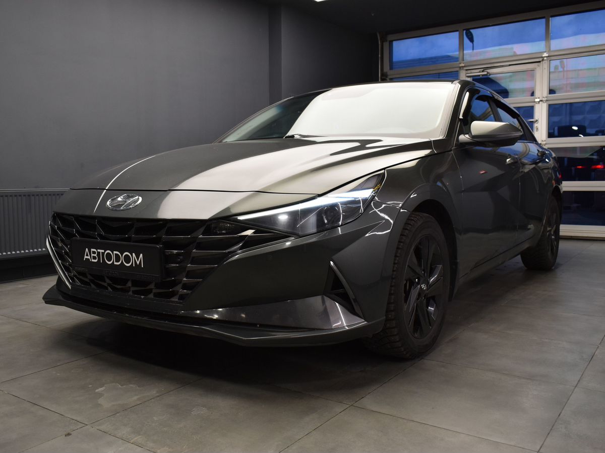 Автомобиль Hyundai Elantra VII поколение (CN7) 2.0 AT (150 л.с.) Comfort Серый 2021 с пробегом 64 245 км