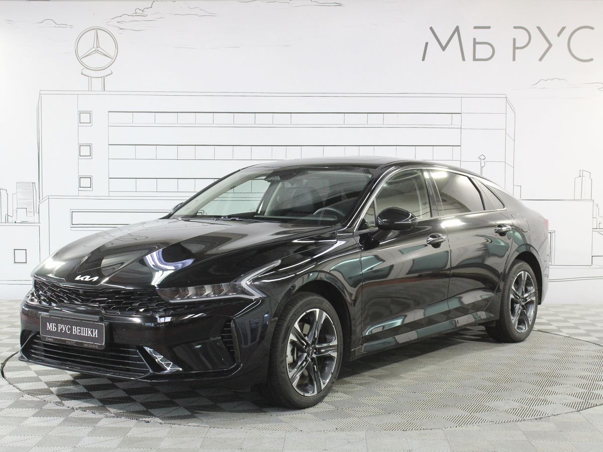 Kia K5 III поколение 2.0 AT (200 л.с.) Luxe Чёрный 2025 с пробегом 8 884 км