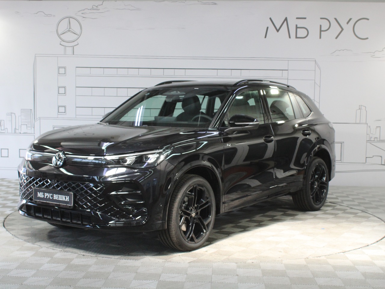 Volkswagen Tiguan III поколение (China Market) 2.0 AMT 4WD (220 л.с.) R-Line Premium Чёрный 2025 