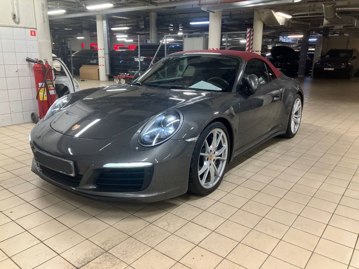 Porsche 911 VII (991) [рестайлинг] Carrera 4 3.0 AMT 4WD (370 л.с.) Carrera Серый 2016 с пробегом 39 916 км