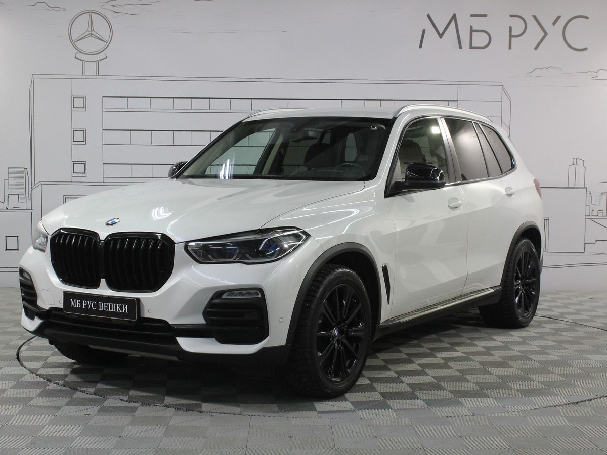 Автомобиль BMW X5 IV поколение (G05) 3.0d AT 4WD (249 л.с.) xLine Белый 2019 с пробегом 110 000 км