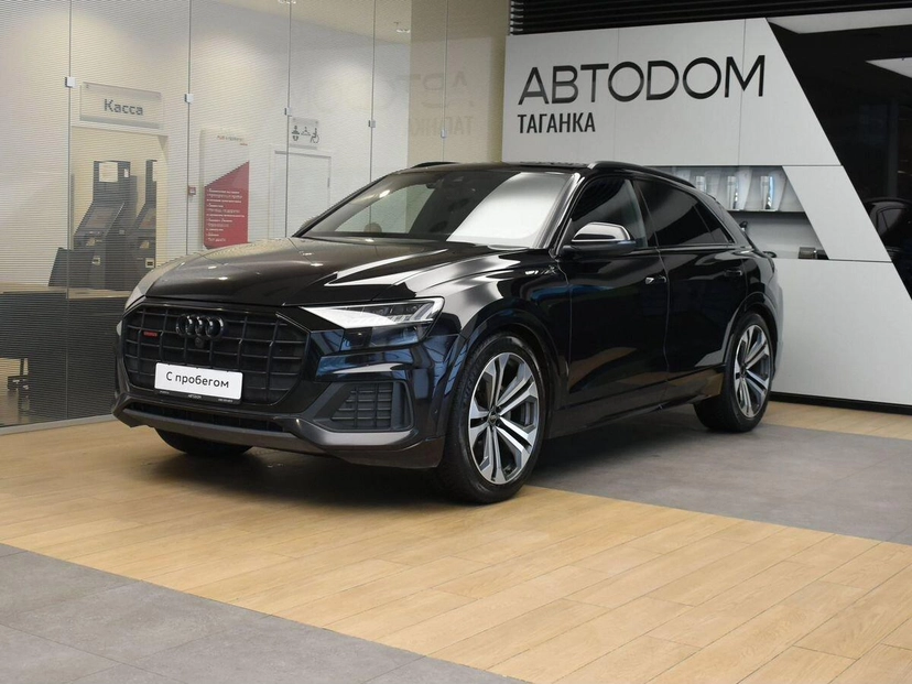 Автомобиль Audi Q8 I поколение (4M) 3.0d AT 4WD (249 л.с.) Sport Чёрный 2021 с пробегом 130 492 км