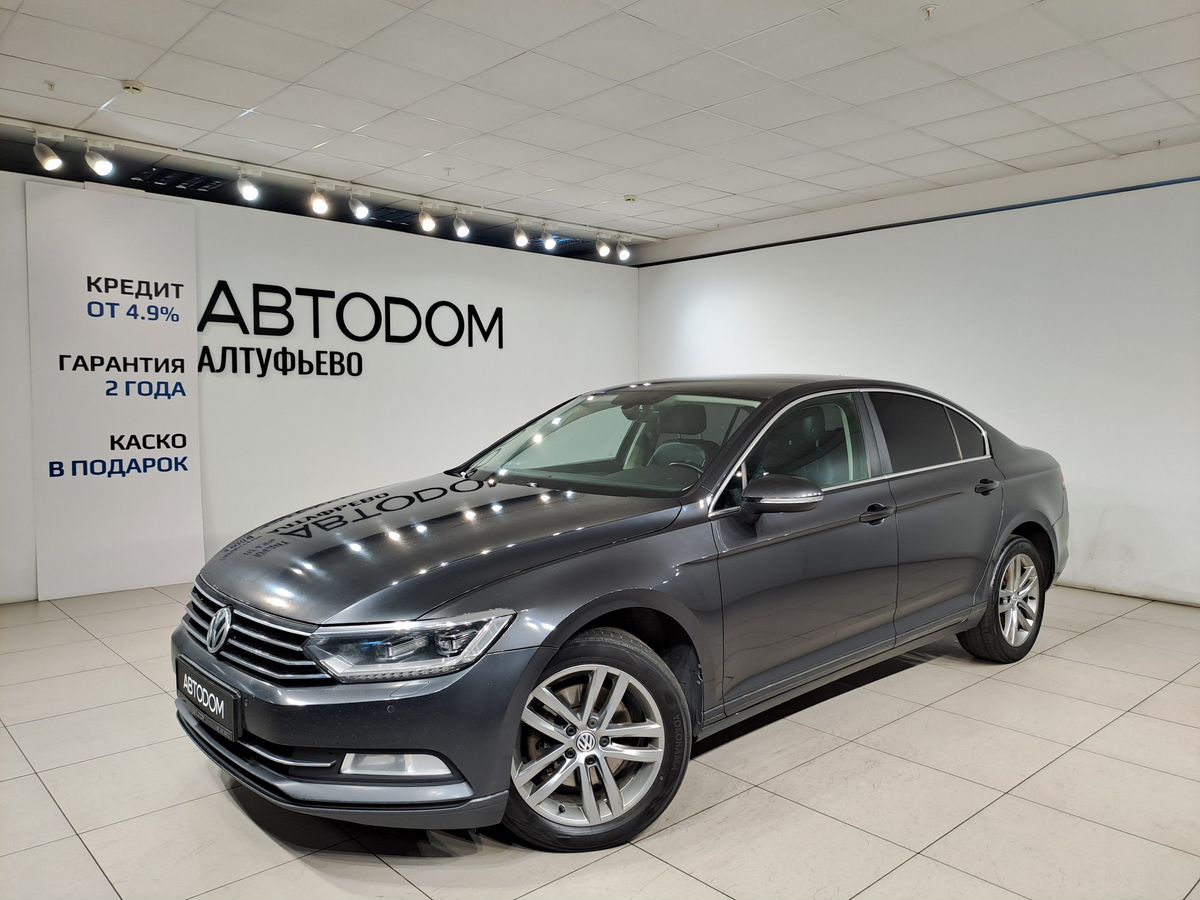 Volkswagen Passat VIII поколение (B8) 1.8 AMT (180 л.с.) Highline Серый 2018 с пробегом 167 531 км