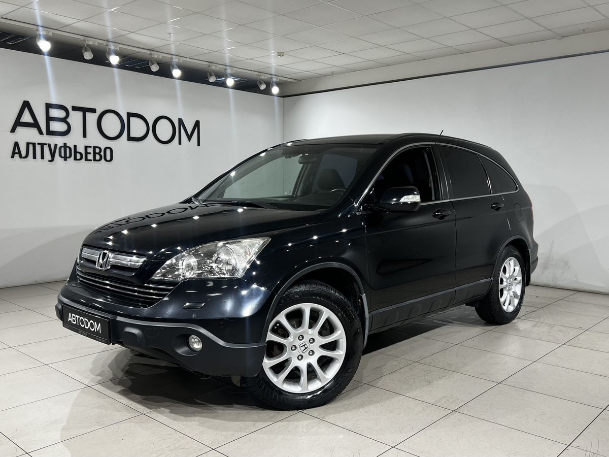 Honda CR-V III поколение 2.4 AT 4WD (166 л.с.) Executive Чёрный 2008 с пробегом 202 164 км