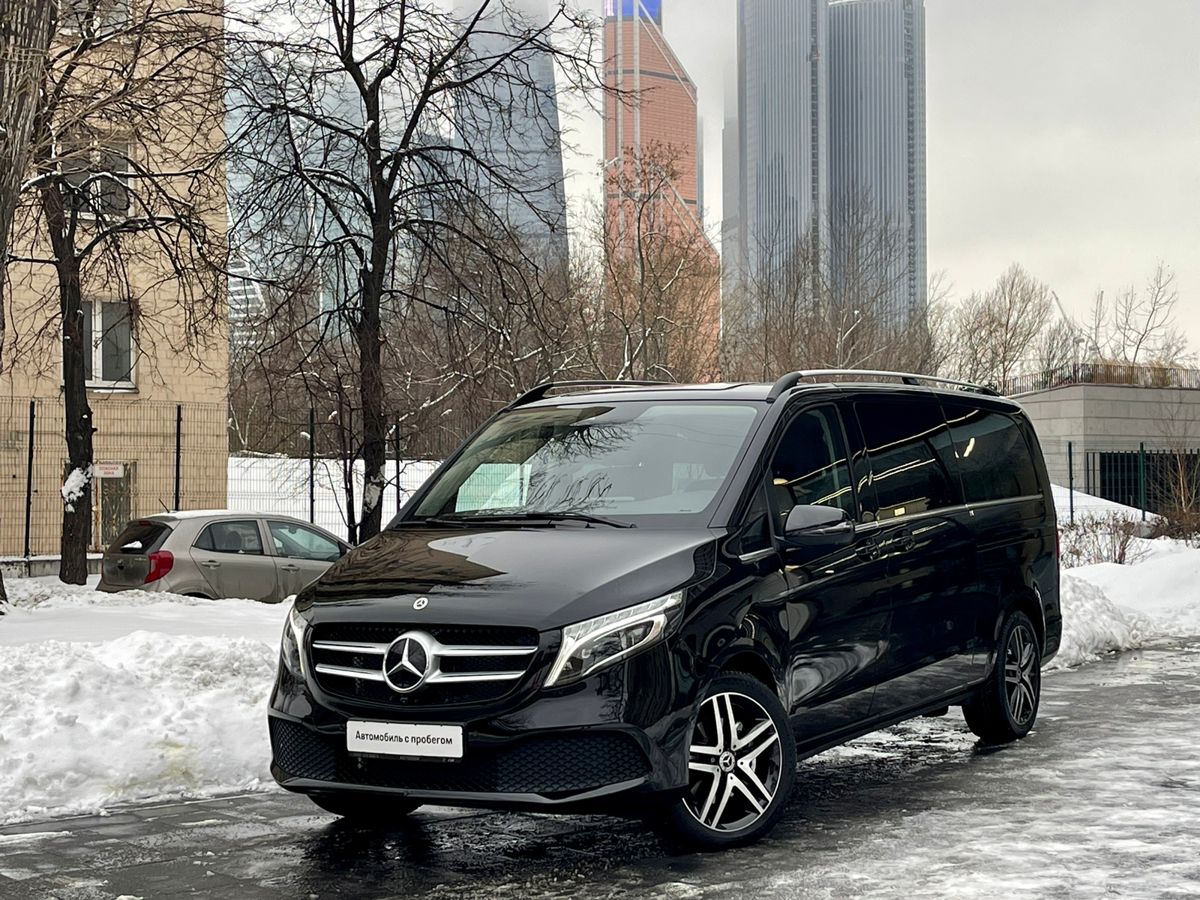 Коммерческий транспорт Mercedes-Benz V-Класс II (W447) [рестайлинг] 300 2.0d AT 4WD EL (237 л.с.) Avantgarde Черный 2022 с пробегом 82 км