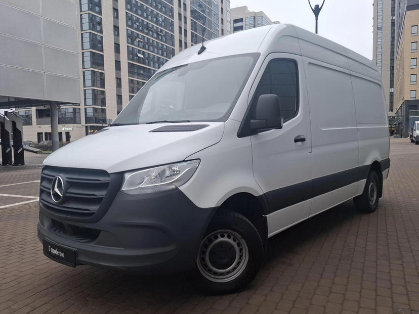Коммерческий транспорт Mercedes-Benz Sprinter III поколение (W907/W910) 2.1d MT FWD L1H1 3.5т. (114 л.с.) Base Белый 2021 с пробегом 88 900 км
