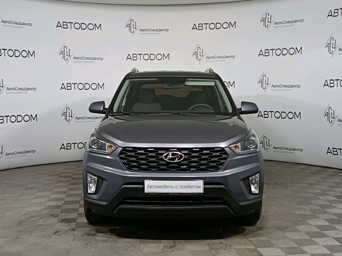 Автомобиль Hyundai Creta I [рестайлинг] 2.0 AT (149 л.с.) Travel + Advanced Серый 2021 с пробегом 108 116 км