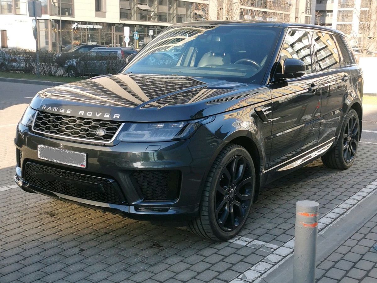 Автомобиль Land Rover Range Rover Sport II [рестайлинг] 3.0d AT 4WD (249 л.с.) SE Серый 2019 с пробегом 77 290 км