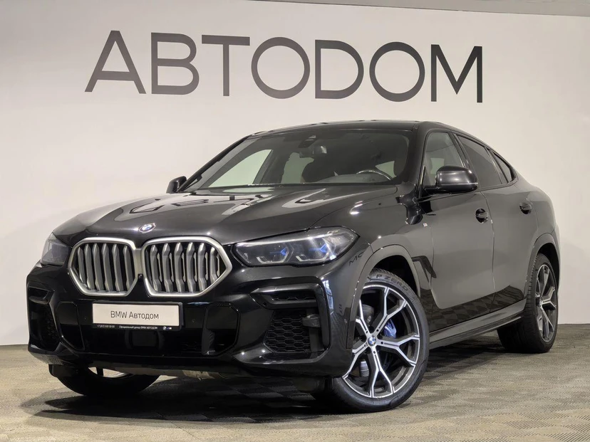 BMW X6 III поколение (G06) 3.0d AT 4WD (249 л.с.) M Sport Plus Чёрный 2021 с пробегом 67 000 км