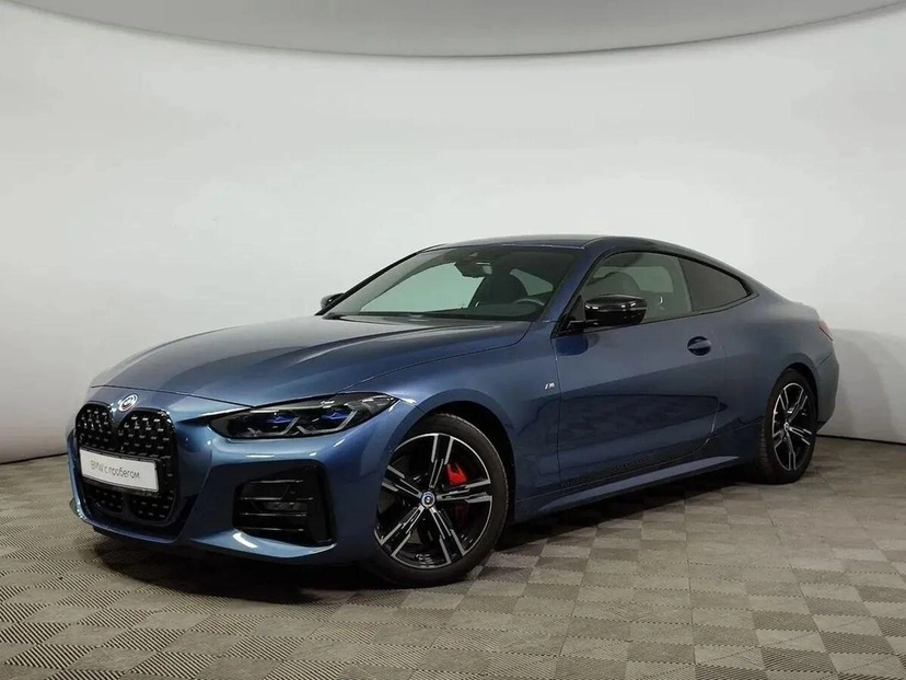 Автомобиль BMW 4 серии II поколение (G22/G23/G26) 2.0 AT 4WD (245 л.с.) Base Синий 2022 с пробегом 12 888 км