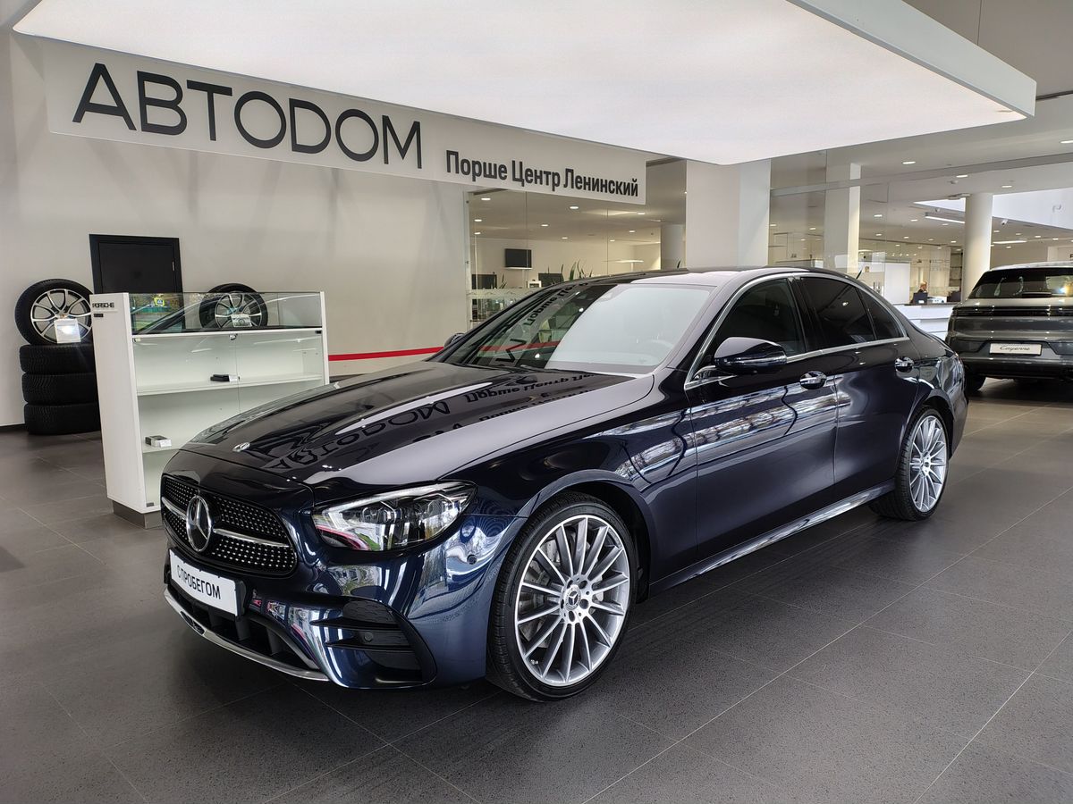 Mercedes-Benz E-Класс V (W213/S213/C238) [рестайлинг] 2.0 AT 4WD (299 л.с.) AMG Line Синий 2022 с пробегом 29 505 км