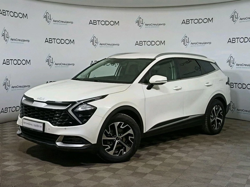 Автомобиль Kia Sportage V поколение 2.5 AT 4WD (190 л.с.) Prestige Белый 2022 с пробегом 53 665 км
