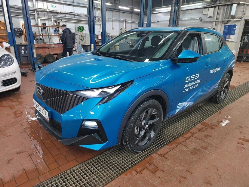 Автомобиль GAC GS3 II поколение 1.5 AMT (170 л.с.) GL-R Синий 2024 с пробегом 15 941 км