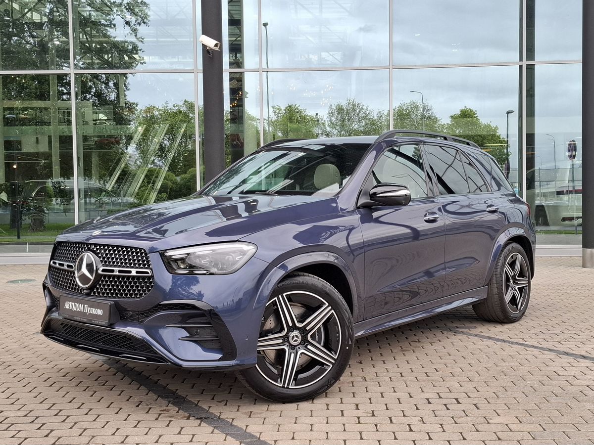 Mercedes-Benz GLE II (V167) [рестайлинг] 300 2.0d AT 4Matic (269 л.с.) Premium Синий 2025 