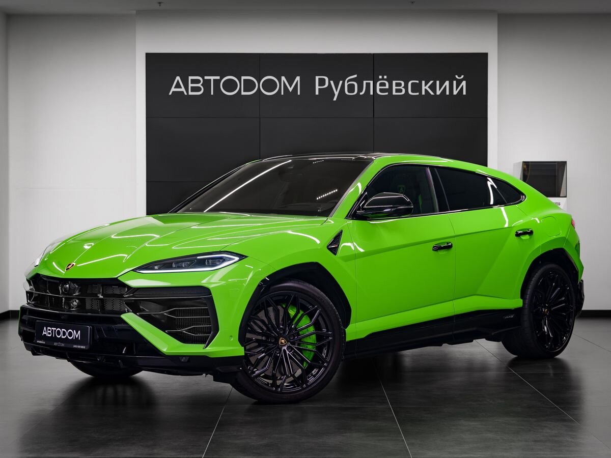 Автомобиль Lamborghini Urus I [рестайлинг] 4.0hyb AT 4WD (800 л.с.) SE Зелёный 2025 с пробегом 31 км